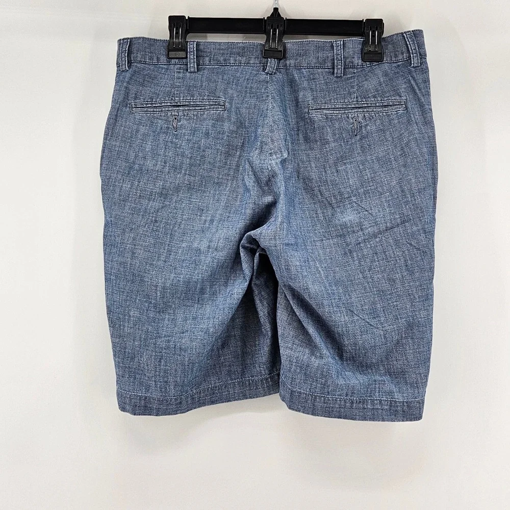 Polo Ralph Lauren Men Chino Prospect Shorts Chambray Blue‎ Size 34 Preppy Resort
